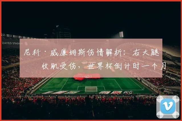 尼科·威廉姆斯伤情解析：右大腿内收肌受伤，世界杯倒计时一个月