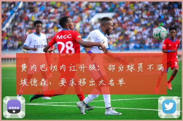 费内巴切内讧升级：部分球员不满埃德森，要求移出大名单