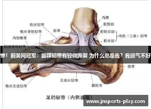 惨！前美网冠军：脚踝韧带有轻微撕裂 为什么总是我？我运气不好